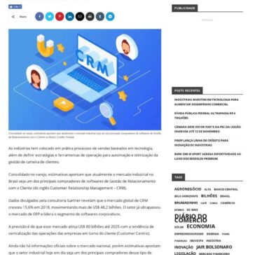 Indústrias investem em tecnologia para aumentar desempenho comercial- Diário do Comércio