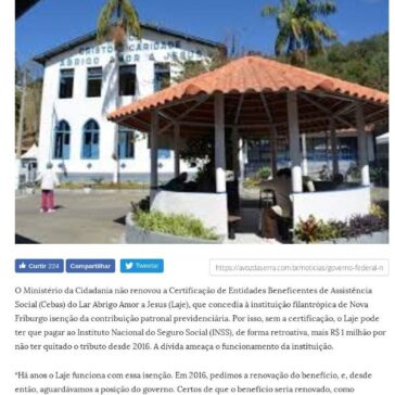 Governo federal não renova benefício e Laje pode fechar as portas – A Voz da Serra