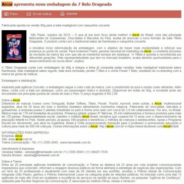 Arcor apresenta nova embalagem da 7 Belo Drageada – Maxpress Net