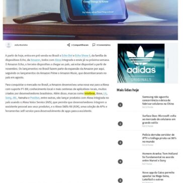 Amazon Alexa chega ao Brasil junto com Echo Dot e Echo Show 5- Tec Mundo