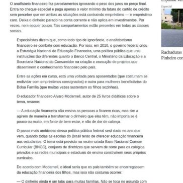 Despreparo financeiro da população é preocupante Fonte: Agência Senado – A Tribuna de União