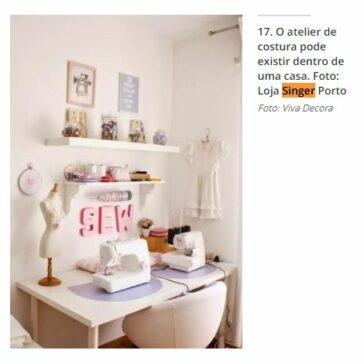 Atelier de Costura: Veja Como Montar o Seu e +60 Exemplos Lindos – Terra