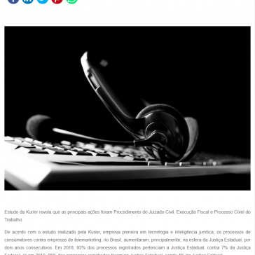 Cresce número de processos de consumidores contra empresas de telemarketing no Brasil- Segs