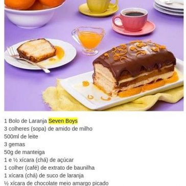 Receita para incrementar bolo de laranja pronto- Central de Notícias