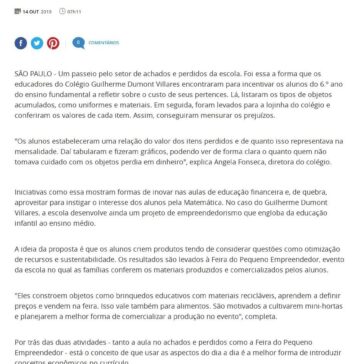 Com exemplos do dia a dia, escolas ensinam alunos a lidar com o dinheiro – Terra