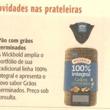 Pão com grãos germinados- Ana Maria Receitas (Revista Ana Maria)