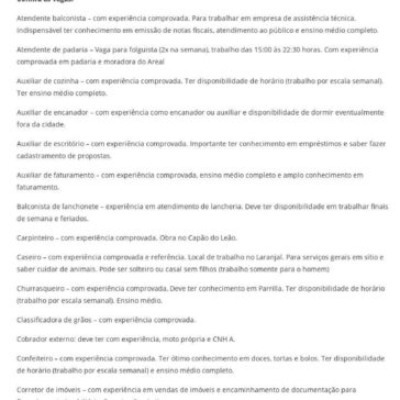 Confira as vagas do Sine Pelotas para esta quarta-feira- Diário Popular