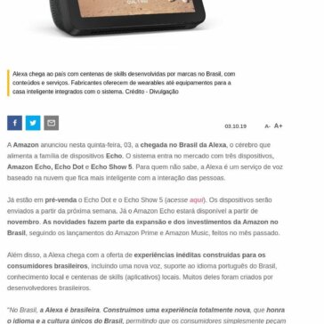 “Alexa é brasileira”- Clube de Criação