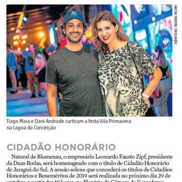 CIDADÃO HONORÁRIO – Diário Catarinense