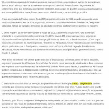 Inovação ganha força no País e número de startups cresce 207% em quatro anos- Fusões & Aquisições