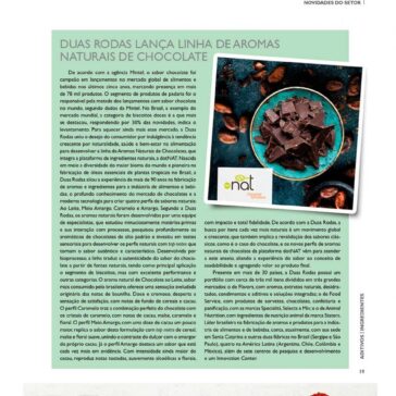Duas Rodas lança linha de aromas naturais de chocolate – Aditivos & Ingredientes