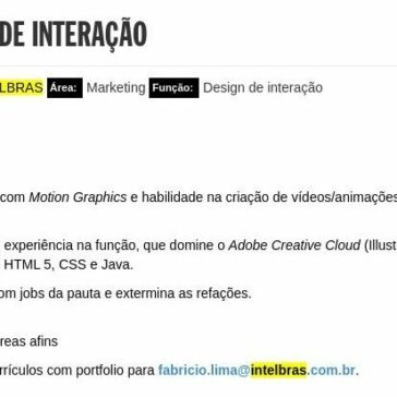 Superdesigner de interação- Acontecendo Aqui