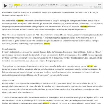 Intelbras apresenta soluções com Inteligência Artificial e Machine Learning para frotas na Fenatran- Channel 360
