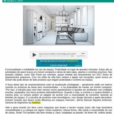 Como utilizar a tecnologia para otimizar o espaço de apartamentos pequenos- Revista Nova Família
