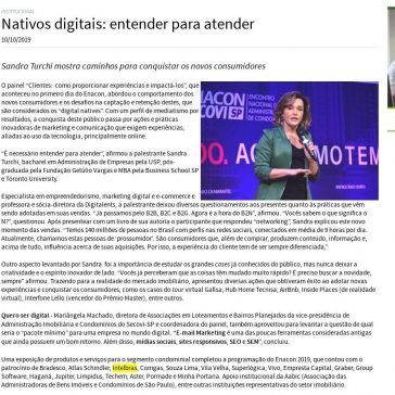 Nativos digitais: entender para atender- Secovi