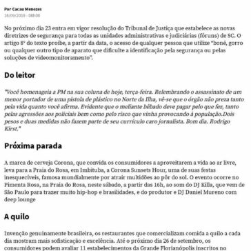 Resolução proíbe boné em locais como fóruns de Santa Catarina- NSC Total