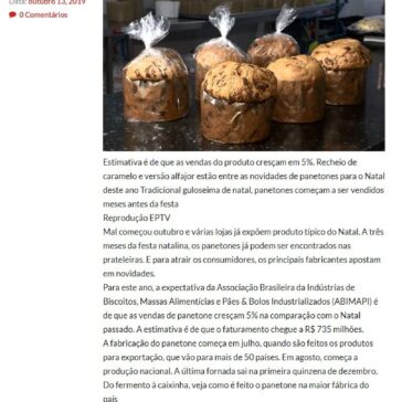 Faltando mais de dois meses para o Natal, prateleiras de mercados já oferecem panetones – Portal G1 News