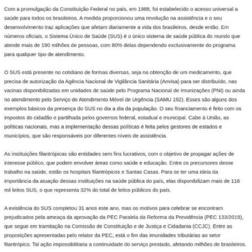 A importância das instituições filantrópicas para o SUS – Portal Hospitais Brasil