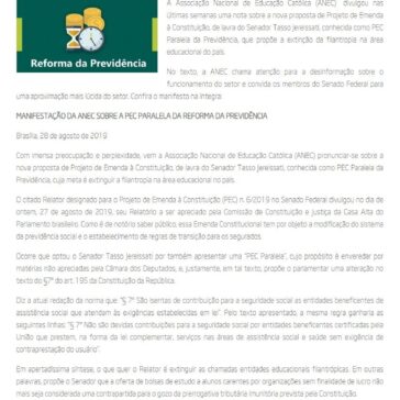 ANEC divulga nota sobre a PEC Paralela da Reforma da Previdência – UBEC