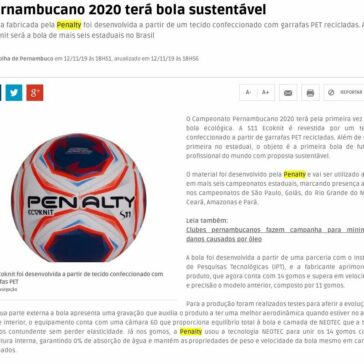 Pernambucano 2020 terá bola sustentável – Folha de Pernambuco Digital