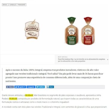 Wickbold lança pães com fermentação natural – Food News Latam