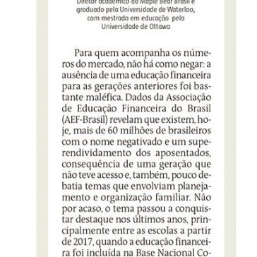 Educação financeira na infância – Estado de Minas