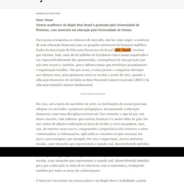 Educação financeira na infância – Estado de Minas (Online)