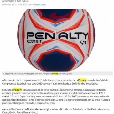 Campeonato Potiguar 2020 será disputado com bola ecológica – OP9 Alagoas