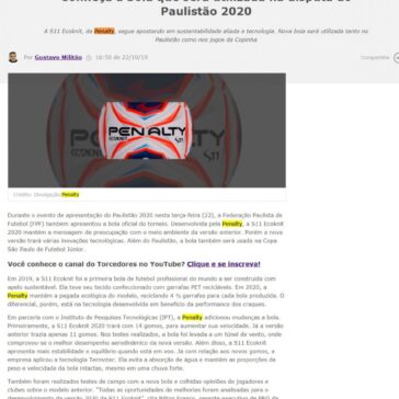 Conheça a bola que será utilizada na disputa do Paulistão 2020 – Torcedores.com
