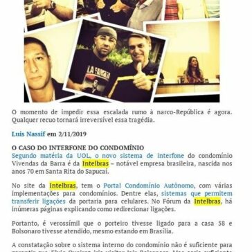 O clã Bolsonaro e a narco-República a caminho – Blog Limpinho e Cheiroso