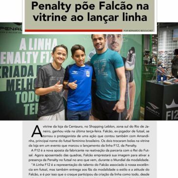 Penalty põe Falcão na vitrine ao lançar linha- Máquina do Esporte