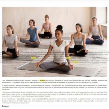 II Congresso Internacional de Mindful Eating – Papo com Elas