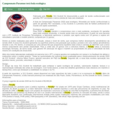 Campeonato Paraense terá bola ecológica – Maxpress Net