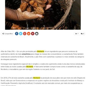 No pão da Wickbold, um ingrediente para a preservação da Amazônia – Meio & Negócio