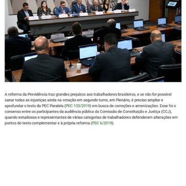 Previdência: debatedores pedem que PEC Paralela amenize reforma – Tudo Rondônia