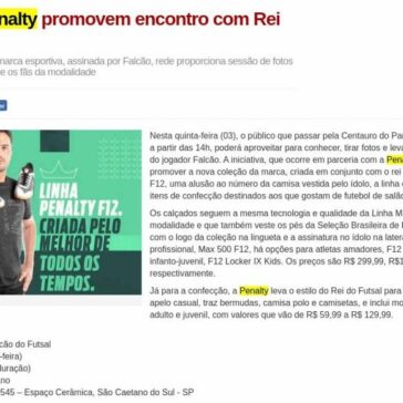 Centauro e Penalty promovem encontro com Rei do Futsal- ABC do ABC