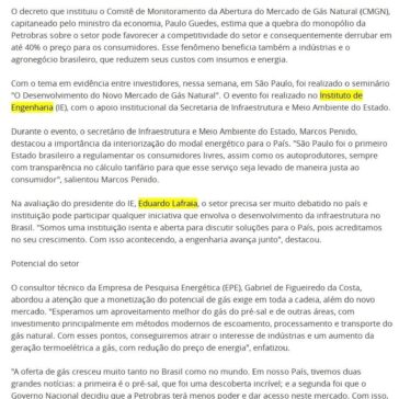 Redução no preço do Gás Natural favorece agronegócio, indústria e consumidores – Terra