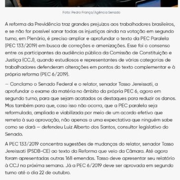 Previdência: debatedores pedem que PEC Paralela amenize reforma – Paraíba