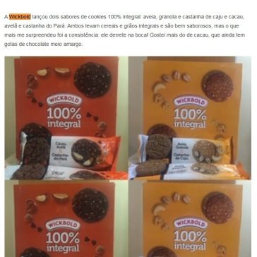 COOKIES 100% INTEGRAIS WICKBOLD – Deixa Que Eu Experimento