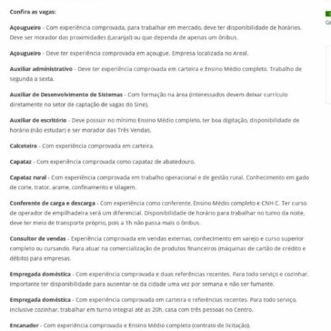 Confira as vagas do Sine Pelotas para esta sexta-feira – Diário Popular