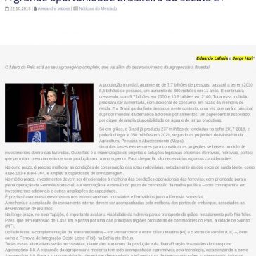 A grande oportunidade brasileira do século 21 – ABIFER