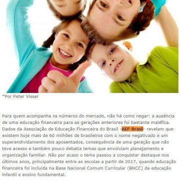 Artigo: A importância da educação financeira na infância – Resenhando