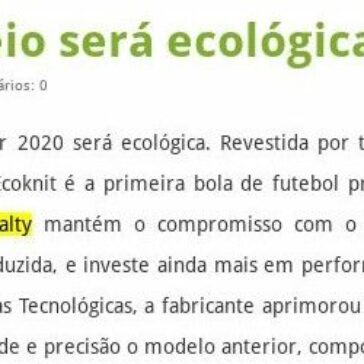 Bola do torneio será ecológica – Tribuna do Norte