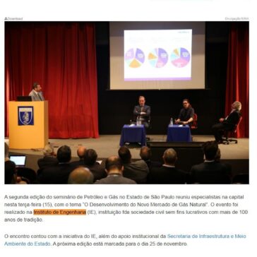 Desenvolvimento do mercado de gás natural é tema de debate na capital – Portal do Governo do Estado de São Paulo