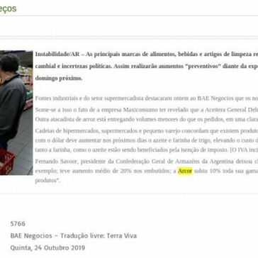 Sem produtos e elevação de 14% nos preços – Terra Viva