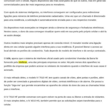 Caso Bolsonaro: dá para um interfone transferir chamada para celular? – Fato News