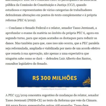 Previdência: debatedores pedem que PEC Paralela amenize reforma – Na Hora Online
