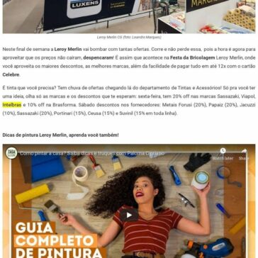 Ofertas pintando com tudo na Festa da Bricolagem Leroy Merlin – MidiaMax