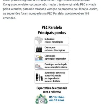PEC Paralela vai ampliar alcance da reforma da Previdência – Money Times