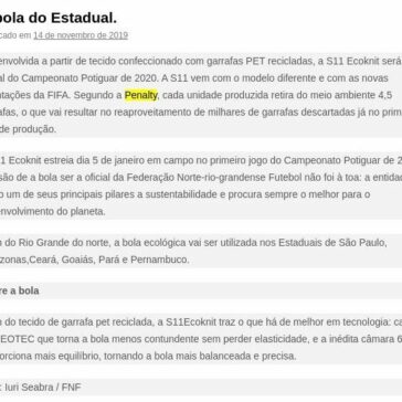 A bola do Estadual. – Blog do Cadinho